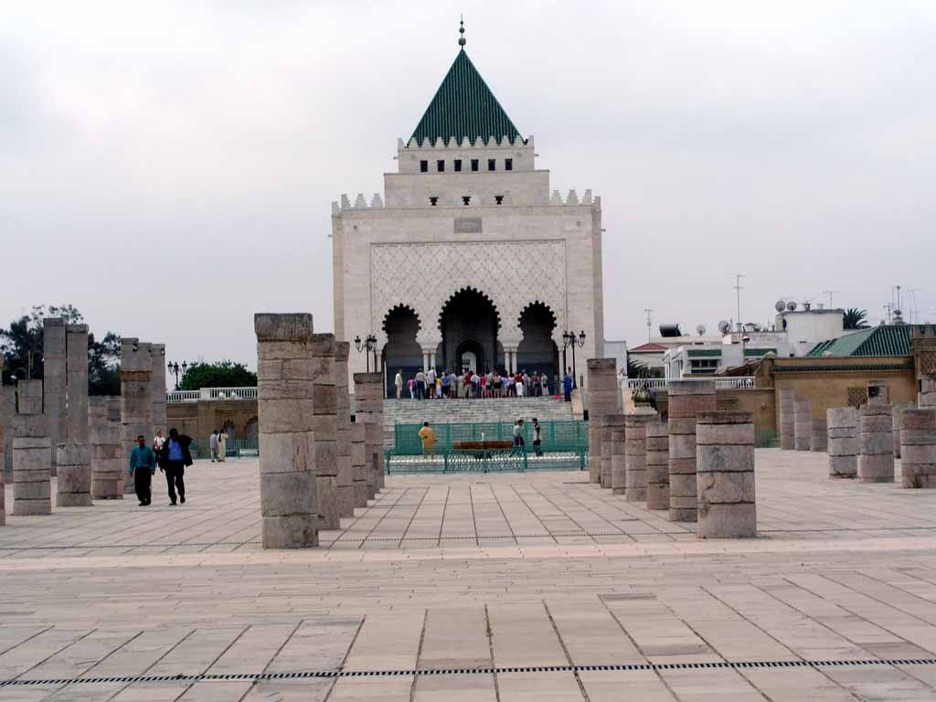 Rabat, Vorplatz Mausoleum Hassan V.