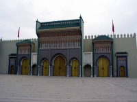 Fes, Eingang zum Königspalast, dem Dar el Makhzen