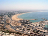 Blick von der Festung Santa Cruz de Aguer auf Agadir