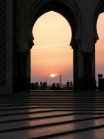 Sonnenuntergang in Casablanca