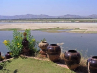 Bagan, Blick über den Ayeyarwady Fluss