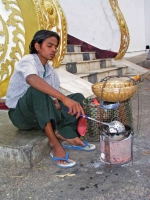 Mandalay, Garküche auf dem Mandalay Berg