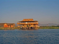 Restaurant auf dem Inle See