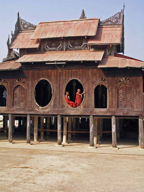 Inle See, das Shwe-Yaungwhe-Kyaung-Kloster