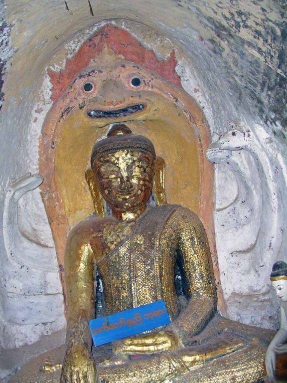 Hpo Win Daung Höhle, Statuen