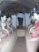 Hpo Win Daung Höhle, Statuen