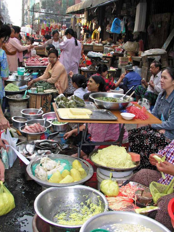 Yangon, Chinesischer Markt