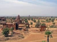Nyaung U, Bagan, Aussicht vom Tayokpe Tempel