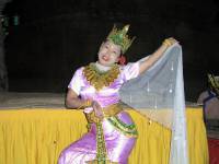 Nyaung U, Bagan, Abendessen und einheimische Tänze an der Seinnyet Nyima Pagode