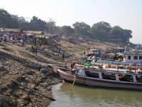 Mandalay, auf dem Ayeyarwady Fluss