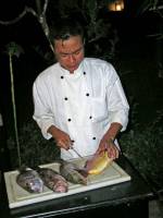 Ngwe Saung, Palm Beach Resort, Abendessen