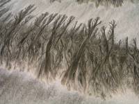 Ngwe Saung, "Strandkunst" durch ablaufendes Wasser