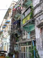 Yangon, alte Gebäude