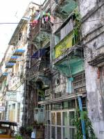 Yangon, alte Gebäude