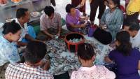 Bagan, Spendenzählung im Manuha Tempel