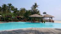 Ngwe Saung, Palm Beach Hotel, Pool