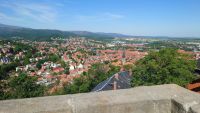 Wernigerode, Schloß, Aussicht über die Stadt