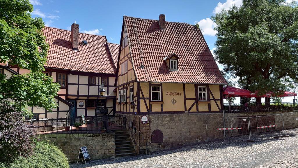Quedlinburg, Altstadt, Gaststätte Schlosskrug am Dom