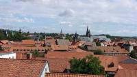 Quedlinburg, Altstadt, Blick über die Stadt