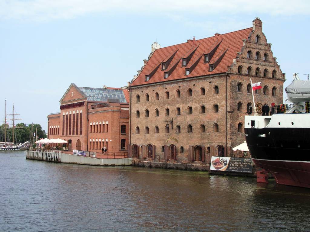 Danzig, Gdańsk, ehemalige Speicher an der Mottlau