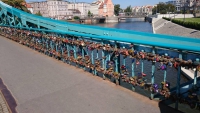 Breslau, Wrocław, Dominsel, Dombrücke