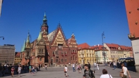 Breslau, Wrocław, Marktplatz "Großer Ring", altes Rathaus