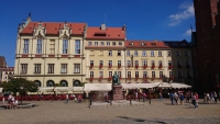 Breslau, Wrocław, Marktplatz "Großer Ring", neues Rathaus