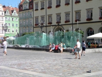 Breslau, Wrocław, Marktplatz "Großer Ring", Brunnen