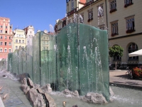 Breslau, Wrocław, Marktplatz "Großer Ring", Brunnen