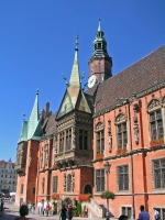 Breslau, Wrocław, Marktplatz "Großer Ring", altes Rathaus