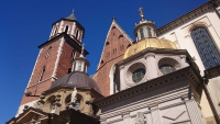 Krakau, Kraków, Wawel Höhe mit Schloss und Kathedrale