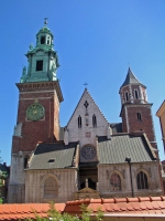 Krakau, Kraków, Wawel Höhe mit Schloss und Kathedrale