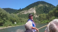 Floßfahrt auf dem Dunajec Fluss von Sromowce Wyżne -  Kąty bis Szczawnica Pieniny