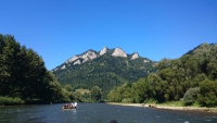 Floßfahrt auf dem Dunajec Fluss von Sromowce Wyżne -  Kąty bis Szczawnica Pieniny