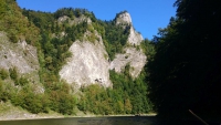 Floßfahrt auf dem Dunajec Fluss von Sromowce Wyżne -  Kąty bis Szczawnica Pieniny