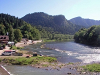 Floßfahrt auf dem Dunajec Fluss von Sromowce Wyżne -  Kąty bis Szczawnica Pieniny