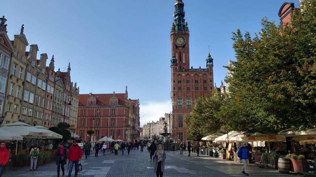 Gdańsk, Danzig, Langer Markt mit Rathaus