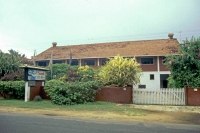 Hikkaduwa, Sunils Beach Hotel von der Straße aus