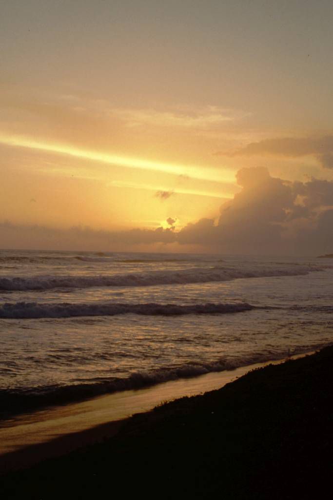 Hikkaduwa, Sonnenuntergang am Strand
