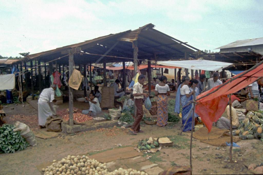 Aluthgama, Markt