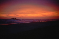 Beruwala, Sonnenuntergang am Strand