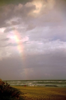 Koggala Beach Hotel, Regenbogen am Strand