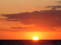 Sonnenuntergang am Strand von Koggala