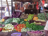 Gemüsestand in Galle