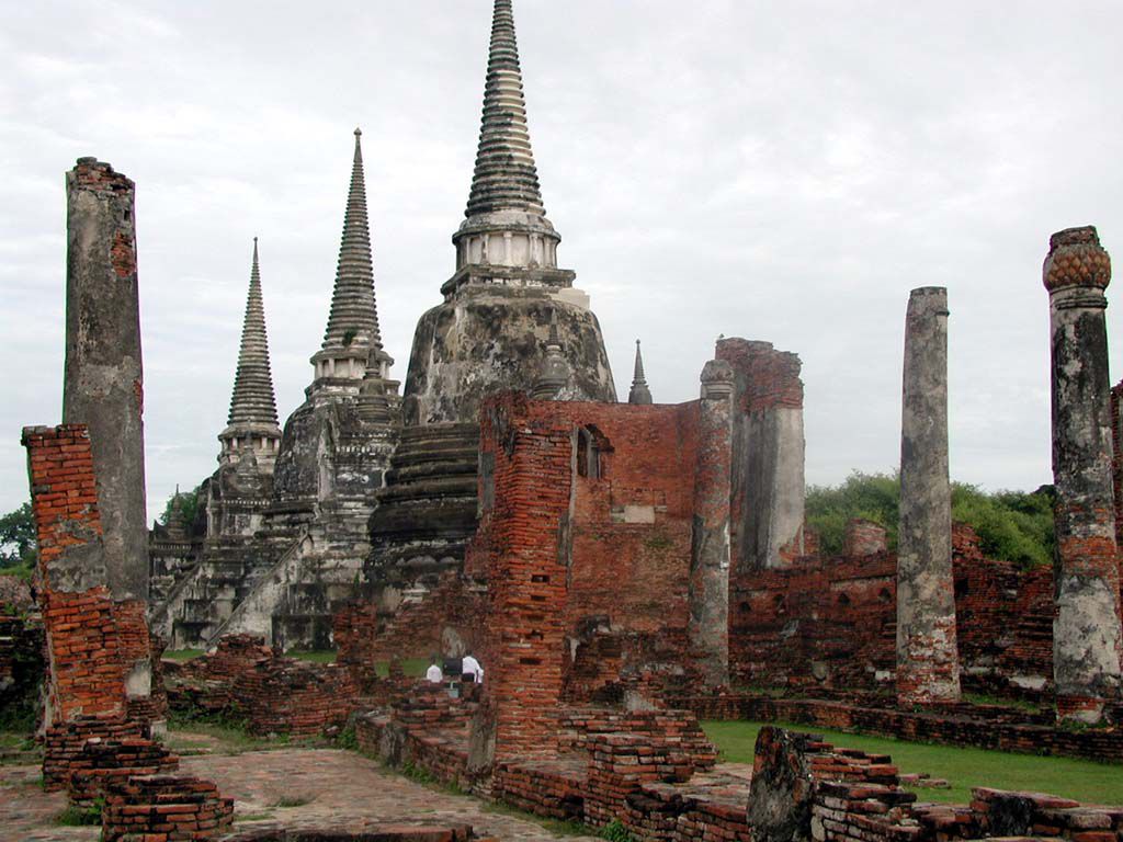 Die 3 Pagoden des Wat Sri Sanphet von Ayutthaya (Ayuthaya)