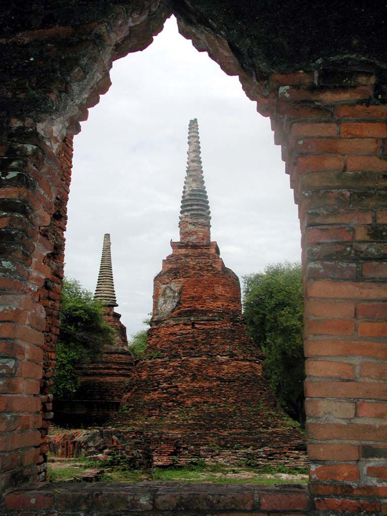 Pagoden im Wat Sri Sanphet von Ayutthaya (Ayuthaya)