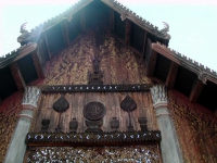 Der vermutlich älteste Holzbau Thailands im Wat Phra That Lampang