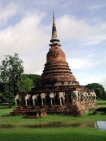 Elefantenchedi in Sukhothai