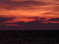 Sonnenuntergang im Pinnacle Resort Golden Beach in Jomtien