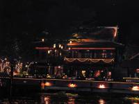 Bangkok, abendliche Bootsfahrt auf dem Chao Phraya